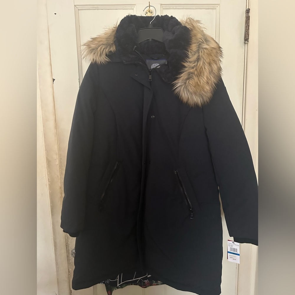 Vince Camuto Navy Blue winter parka